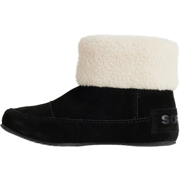 NEW Sorel Go Stumptown Booties - Suede in blac,/natural For Women 1025 4s2 - Picture 1 of 10